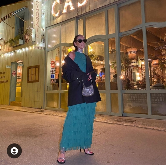 Zara Halter dress with fringe - Picture 8 of 11